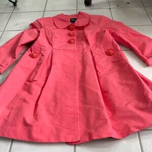 VINTAGE 2008 XOXO spring 3/4 sleeve spring jacket with rose buttons. Size M.